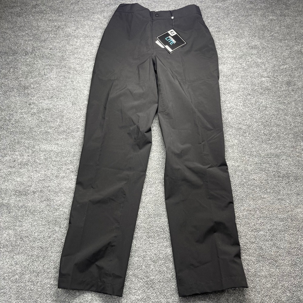 FootJoy HydroLite Rain Pants Mens Small Black Waterproof Golf DryJoys 28334